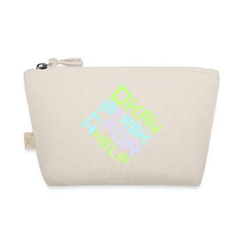 It's Okay To Ask For Help Help Questions Saying Logo - Organic Pouch - nature - Front
