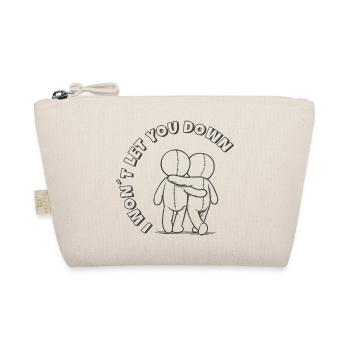 I Will Never Leave You: Supportive Friendship - Organic Pouch - nature - Front
