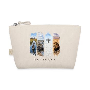 Botsuana Urlaub Travel – Okavango Safari Motiv - Bio-Täschchen - Natur - Vorne