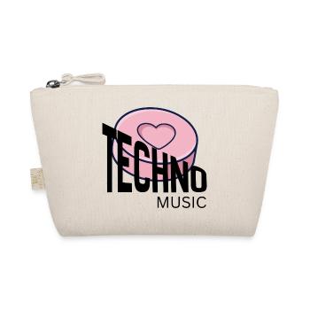 Love Donut Pop Typography - Organic Pouch - nature - Front