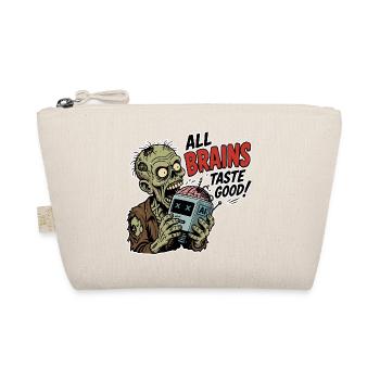 Zombie KI Halloween - Bio-Täschchen - Natur - Vorne