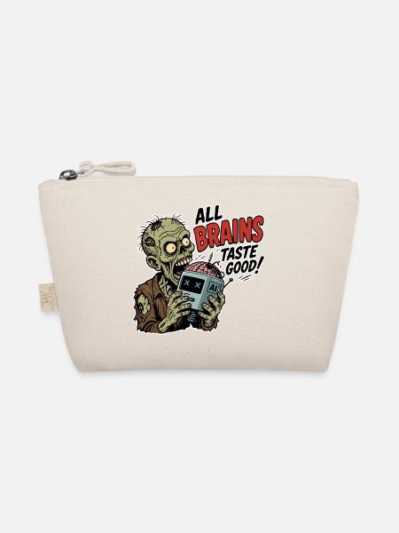 Zombie KI Halloween - Bio-Täschchen - Natur