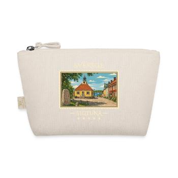Schweden Sigtuna Vintage Reisemarke - Bio-Täschchen - Natur - Vorne
