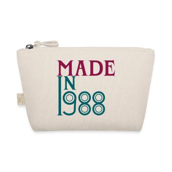 Hergestellt 1988 Retro-Abzeichen - Bio-Täschchen - Natur - Vorne