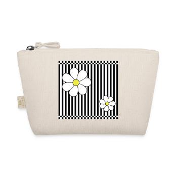Stripes & Flowers - Bio-Täschchen - Natur - Vorne