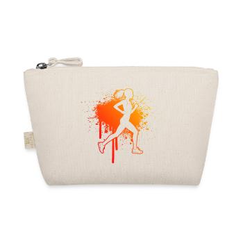 Laufen Geschenkidee für eine Laufsport Liebhaberin - Bio-Täschchen - Natur - Vorne