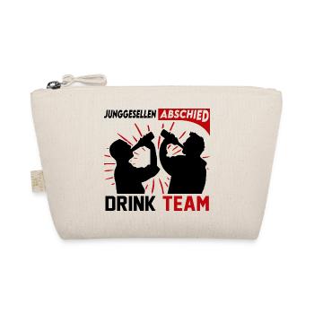 Junggesellenabschied Drink Team Mann Saufen Team - Bio-Täschchen - Natur - Vorne