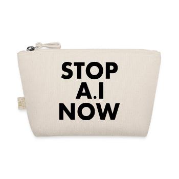 Stop ai now - Bio-Täschchen - Natur - Vorne
