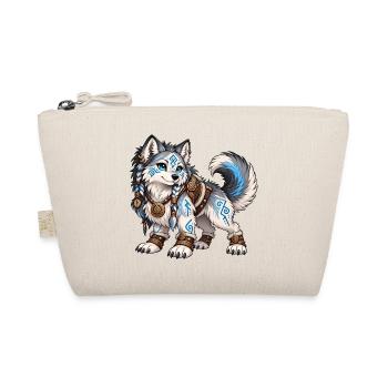 Kawaii Runenwolf - Bio-Täschchen - Natur - Vorne