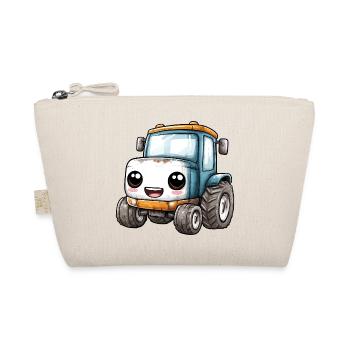 Kinder Traktor - Bio-Täschchen - Natur - Vorne