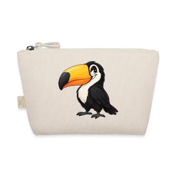 Toucan Vogel Paradiesvogel Cartoon süß - Bio-Täschchen - Natur - Vorne