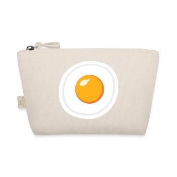 Eikostüm Halloween lustiges Frühstückskostüm - Bio-Täschchen - Natur - Vorne