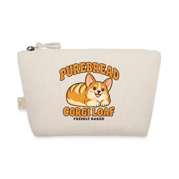 PureBread Corgi Laib Illustration - Bio-Täschchen - Natur - Vorne