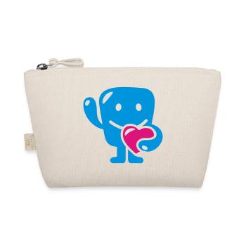 monster with heart - monster mit herz - Organic Pouch - nature - Front