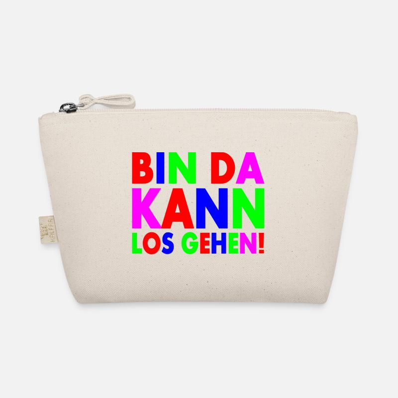 Bin da kann losgehen Bio-Täschchen
