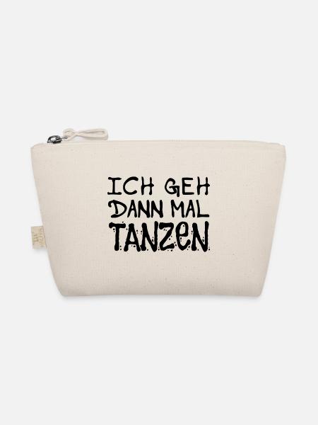 Ich geh dann mal tanzen - Tänzerinnen und Tänzer - Bio-Täschchen - Natur - Vorne