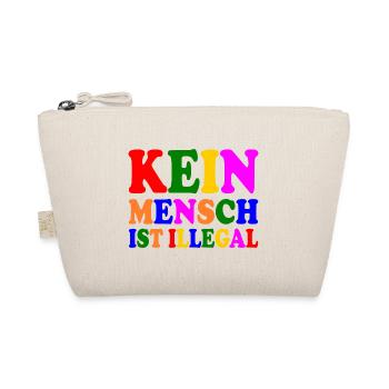 Kein mensch ist illegal - Bio-Täschchen - Natur - Vorne