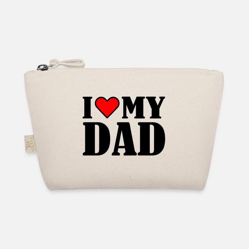 I love my dad - Bio-Täschchen - Natur