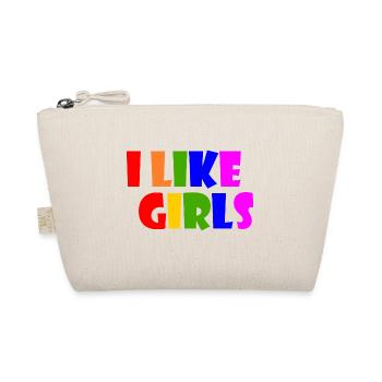 I like girls - Organic Pouch - nature - Front