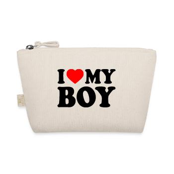 I love my boy - Trousse biologique - nature - Devant
