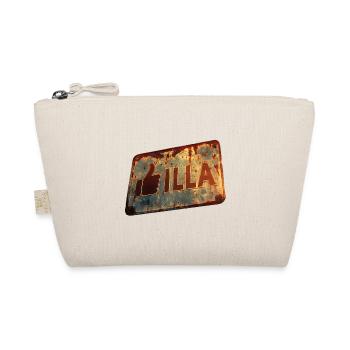 Vintage-Schild "GIlla" mit Retro-Touch - Bio-Täschchen - Natur - Vorne
