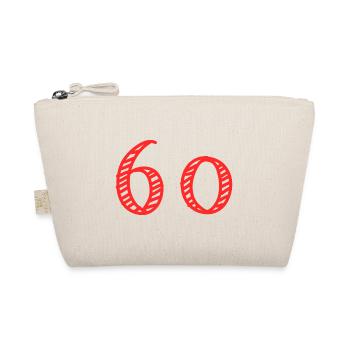 60. 60 ANS. 60e ANNIVERSAIRE. ANNIVERSAIRE 60 ANS. - Trousse biologique - nature - Devant