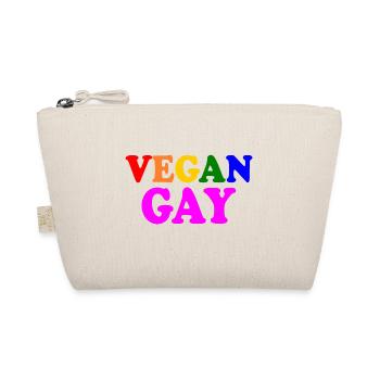 Vegan gay - Organic Pouch - nature - Front