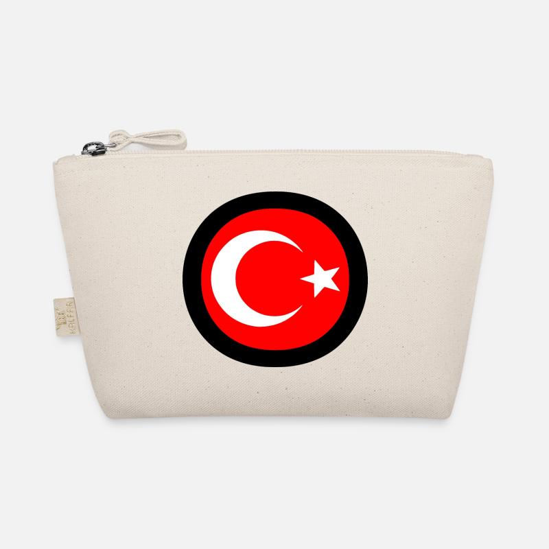 Turkish flag Organic Pouch