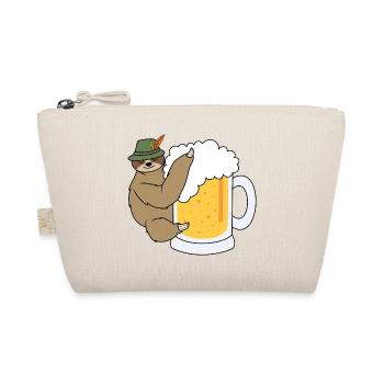 Paresseux avec de la bière buvant - Trousse biologique - nature - Devant