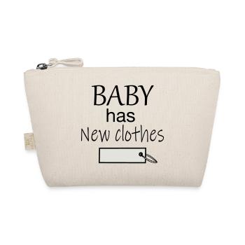 Bébé a de nouveaux vêtements - Trousse biologique - nature - Devant