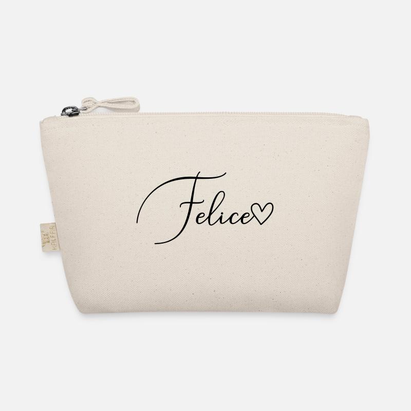 Felice Surname First Name Girl Organic Pouch
