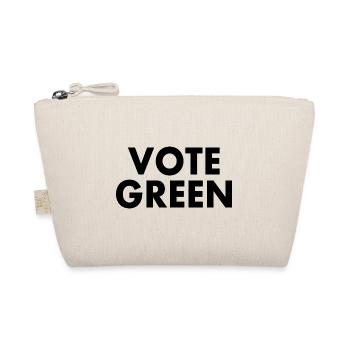 Vote green - Bio-Täschchen - Natur - Vorne