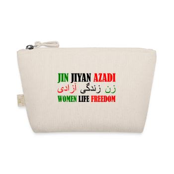Women life freedom jin jiyan azadi - Organic Pouch - nature - Front