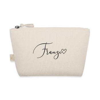 Franzi Surname First Name Girl - Organic Pouch - nature - Front
