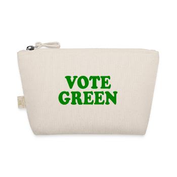 Vote green - Bio-Täschchen - Natur - Vorne