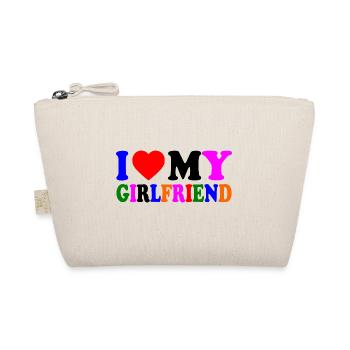 I love my girlfriend - Bio-Täschchen - Natur - Vorne