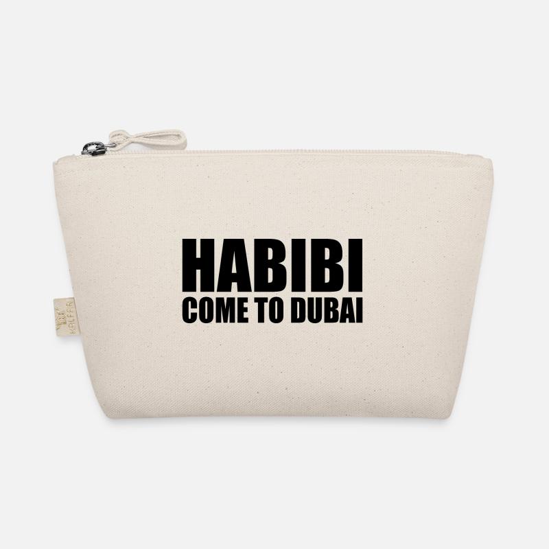 habibi come to dubai - Bio-Täschchen - Natur
