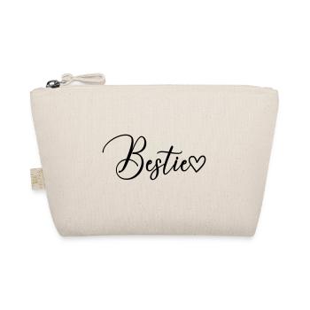 Bestie Schrift - Bio-Täschchen - Natur - Vorne