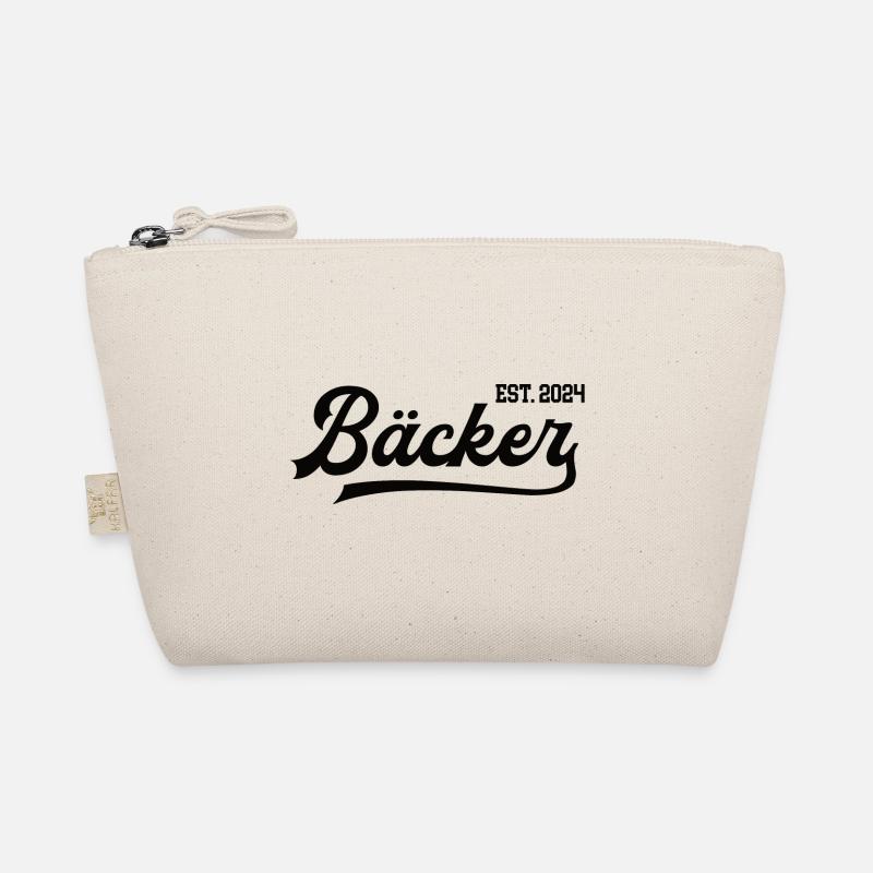 Bäcker 2024 Beruf Bäckerei Lehre Lehrling Konditor - Bio-Täschchen - Natur