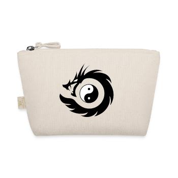 Dragon Yin Yang (v2) - Bio-Täschchen - Natur - Vorne