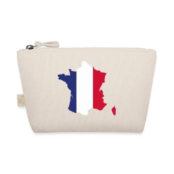 France drapeau - drapeau de la France - Trousse biologique - nature - Devant