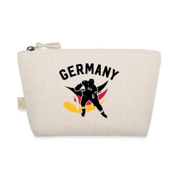 GERMANY EISHOCKEY STÜRMER MIT ADLER - Bio-Täschchen - Natur - Vorne