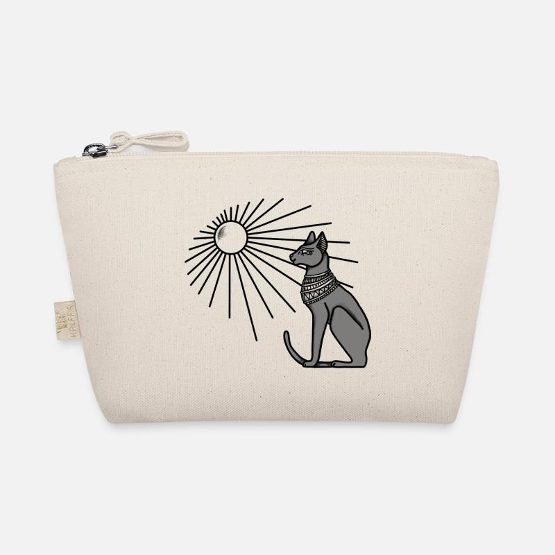 Ägyptisches Katzen Design Bio-Täschchen