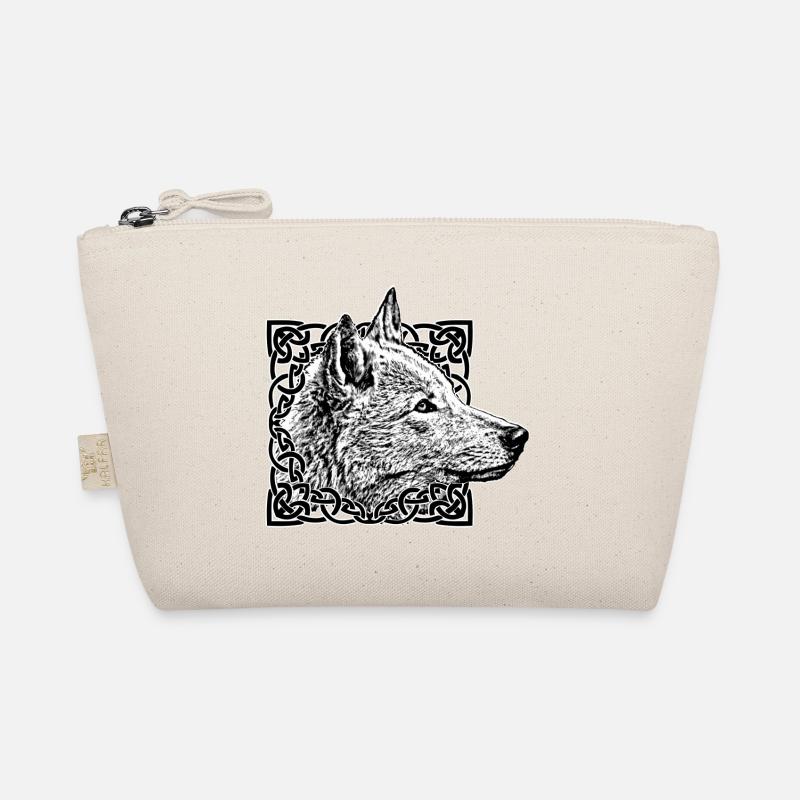 Wolf grey Organic Pouch