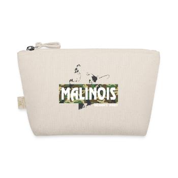 Malinois Camouflage Print - Bio-Täschchen - Natur - Vorne