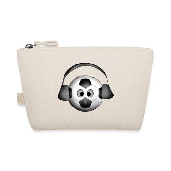 Football Headphones - Organic Pouch - nature - Front