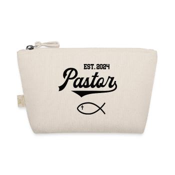 Pastor est 2024 Fisch Symbol Christentum Kirche - Bio-Täschchen - Natur - Vorne
