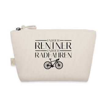 Endlich Rentner Endlich Radfahren Fahrradfahrer - Bio-Täschchen - Natur - Vorne
