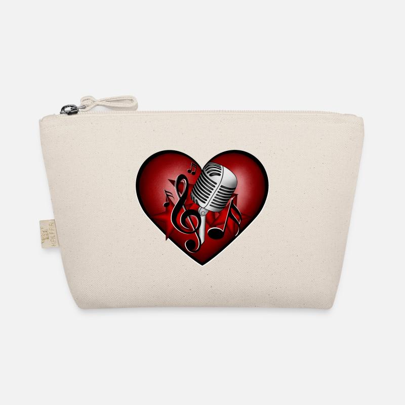 Clef de microphone Stars Heart Trousse biologique