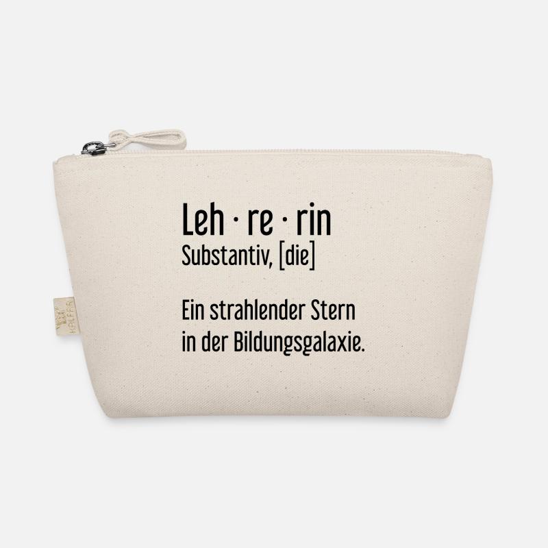Lehrerin Lehrerinnen Schule Pädagogin Unterricht - Bio-Täschchen - Natur